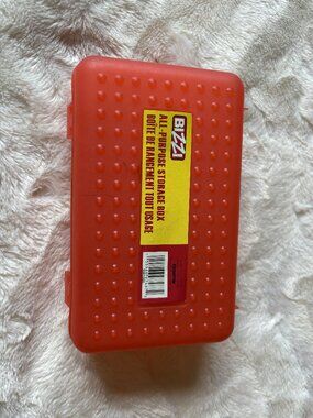 $7 ADD ON Bizzi Orange Storage Pencil Box with 50 Used Crayola Crayons